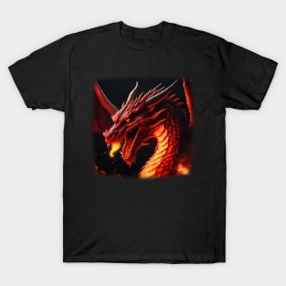 Red Fire Dragon T-Shirt